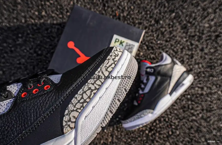 Cement Retro SHIP TO PK Jordan GOD READY Air 3 RETAIL MATERIALS Black 0517